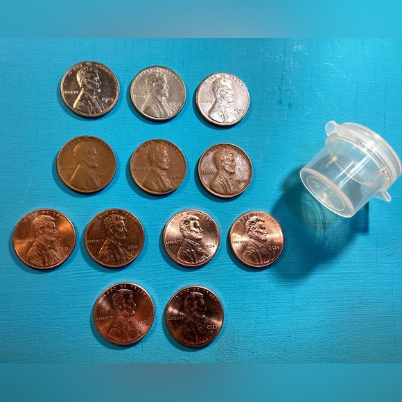 ⚫️ Vintage - All 3 Lincoln Steel War Wheat Pennies & Free Bonuses - Collectible - Picture 2 of 16